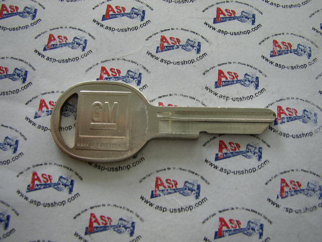 Schlüssel Rohling - Key Blank GM Tür B - ASP - American Special Parts